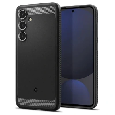 Immagine di Spigen Cover Rugged Armor Compatibile con Galaxy S24 FE Nero Opaco