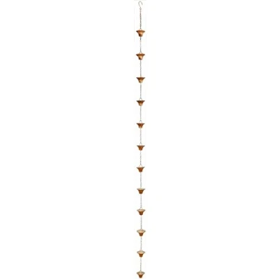 Immagine di Esschert Design TH87 Collana Antipioggia in Rame Argentato