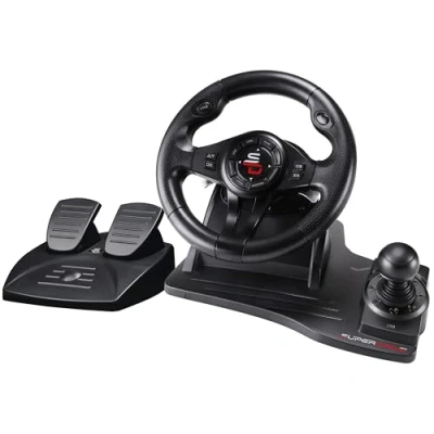 Immagine di Subsonic Superdrive Volante da corsa GS550 con pedali, paddles shifter, shifter e vibrazione per Xbox Serie X/S, PS4, One, PC (programmabile tutti i giochi) (Xbox Series X///)