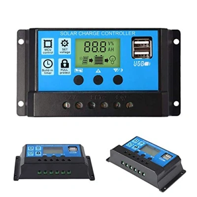 Immagine di ZHITING 30A 12V / 24V Regolatore di pannello solare carica Display LCD PWM Porta USB