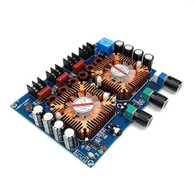 Immagine di HOOCI TDA7498E Scheda amplificatore di potenza audio digitale Bluetooth 5.0 160W * 2 + 220W Stereo 2.1 canali Amp DC 12 32V XH A128