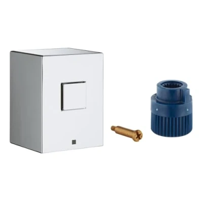 Immagine di Grohe 47960000 Maniglia di Chiusura Grotherm Cube, Argento
