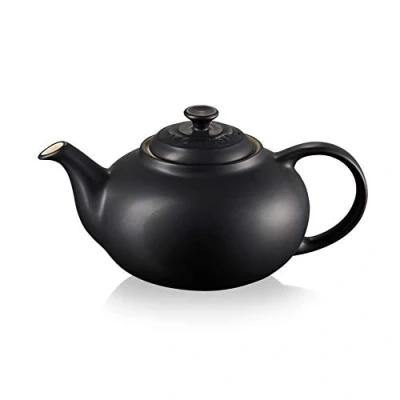 Immagine di Le Creuset Teiera Classic in Gres Vetrificato, 1.3 litri, per 3 e 4 Tazze, Nero Matt, 80702130000003