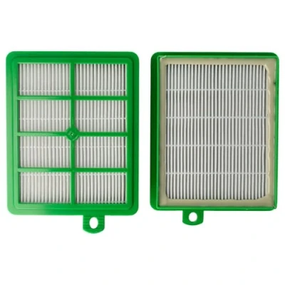 Immagine di vhbw set di filtri HEPA compatibile con AEG VX6, VX7, VX8, LX7, LX8, LX9 sostituisce AFS1, ASF1W, E 12, AEFG12W, UltraCaptic 12 AEF12