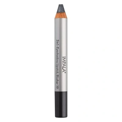 Immagine di Impala Matita Jumbo 3 in 1 Colore 19 grigio Scuro Metallizzato Ombretto, Rossetto e Blush Texture Liscia di Lunga Durata Intenso