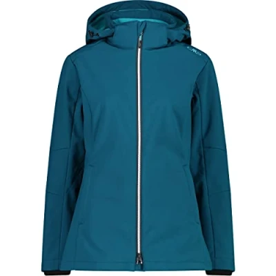 Immagine di CMP Giacca in softshell da donna con cappuccio removibile, Deep Lake, 42