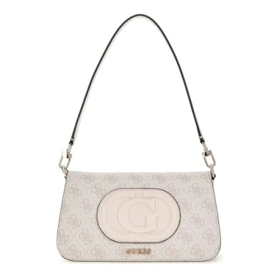 Immagine di Guess Mietta FLAP Shoulder BAG Borsa a tracolla, Donna, Taglia: One Size, Dove logo/stone