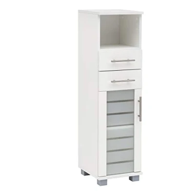 Immagine di Schildmeyer Niko mobile midi 113293, argento lucido antracite lucido, 30,3/32,6/110,5 cm