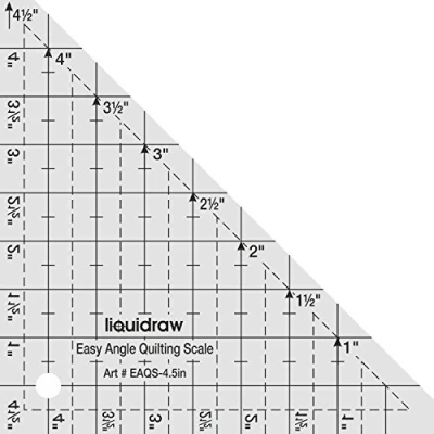 Immagine di Liquidraw Quilting 11,4 cm Easy Angle Righello in acrilico modello