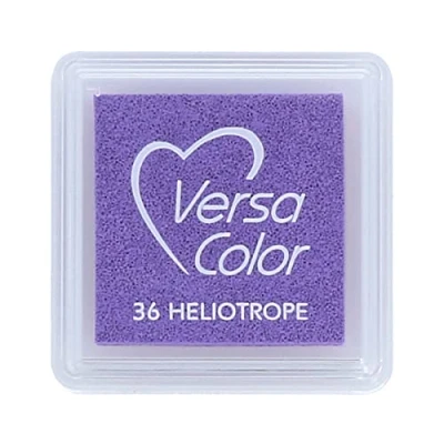 Immagine di Tsukineko Versasmall VersaColor Timbro a cubetti, 25 x mm, Forma di eliotropo pigmentato