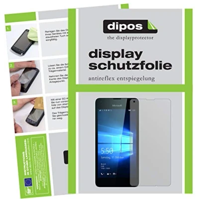 Immagine di dipos I 2X Pellicola Protettiva antiriflesso Compatibile con Microsoft Lumia 550 di Protezione