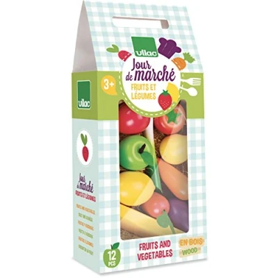 Immagine di Vilac Set di Frutta e Verdura, Multicolore, Vilac8103