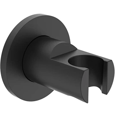 Immagine di Ideal Standard Supporto a parete fisso per doccetta, Nero Seta