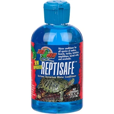 Immagine di Zoo Med Reptisafe Conditioner Biocondizionatore Acquario Dolce, Rende l&#039;Acqua del Rubinetto Sicura, Neutralizza sostanze dannose per i Pesci, Tartarughe, 125 ML