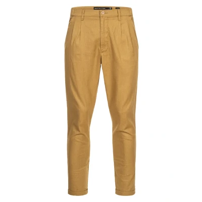 Immagine di Indicode Uomini Cunningham Pants Pantaloni in Cotone e Lino Amber M