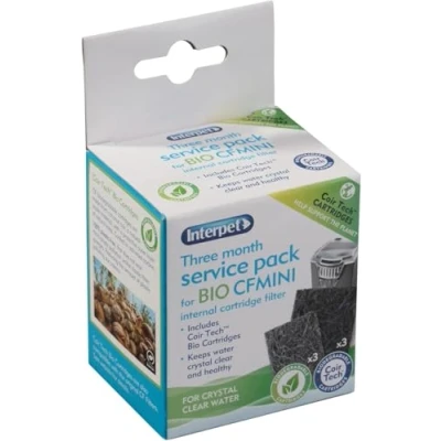 Immagine di Interpet Service Pack di 3 mesi per il filtro a cartuccia interna CF Mini (3 cartucce filtranti con sfere algaway integrate)