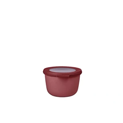 Immagine di Mepal Multi Bowl Cirqula Round Contenitori Plastica con Coperchio Adatto come contenitore ermetico per Frigo, microonde, Congelatore e piatti da portata Ciotole Cucina 500 ml Vivid mauve