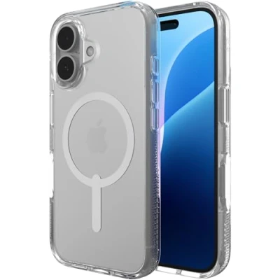 Immagine di ZAGG Crystal Palace Snap Grafene Back Cover Trasparente Magnetico Apple iPhone 16