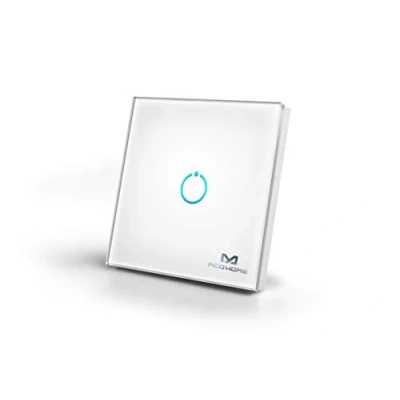 Immagine di MCO Home TPS411 Interruttore da Parete in Vetro con relè e Controllo Scena, 230 V, Bianco, Taglia unica