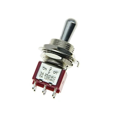 Immagine di KAISH, Amplificatore per chitarra o AMP DPDT a 3 vie ON OFF ON, interruttore levetta Fat Bat sigillato