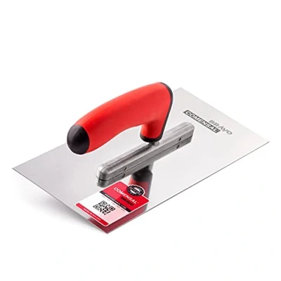 Immagine di COMENSAL® Frattone 270 x 130 mm in Acciaio Inox Inossidabile per Colla Cazzuola Made EU