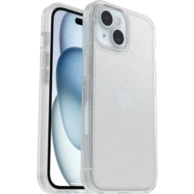 Immagine di Otterbox Cover per iPhone 15 / 14 13 Symmetry Clear, resistente a shock e cadute, sottile, testata 3x MIL STD 810G, Stardust