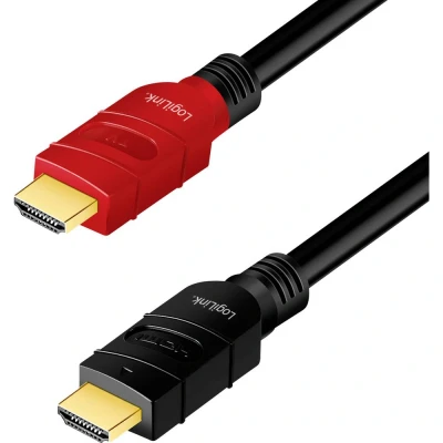 Immagine di LogiLink HDMI AV Cavo [1x Spina 1x HDMI] 10 m Nero