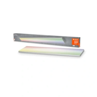 Immagine di LEDVANCE Plafoniera LED intelligente, pannello interno con tecnologia WiFi, colore della luce modificabile(3000K 6500K), RGB modificabili, 1200mm x 100mm, compatibile Google e Alexa, SMART+