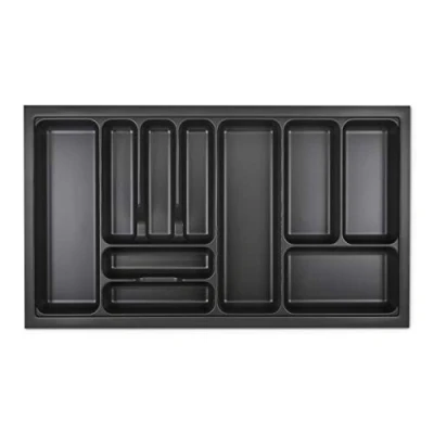Immagine di ORGA BOX I Portaposate 819 x 473 grigio lava con struttura perlata per Tandembox Antaro/Intivo e ModernBox in armadio da 90 cm