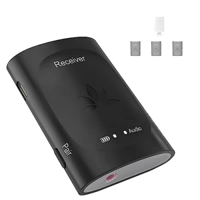 Immagine di Avantree Audiplex RX Ricevitore Aggiuntivo per Sistema di Trasmissione Audio Audiplex, 2.4G Nessun Ritardo Sincronizzazione Labiale, Fino a 100 Collegabili