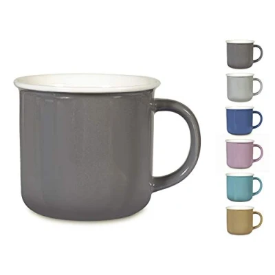 Immagine di H&amp;h set 6 tazze jumbo crayon in new bone china senza piatto cc400