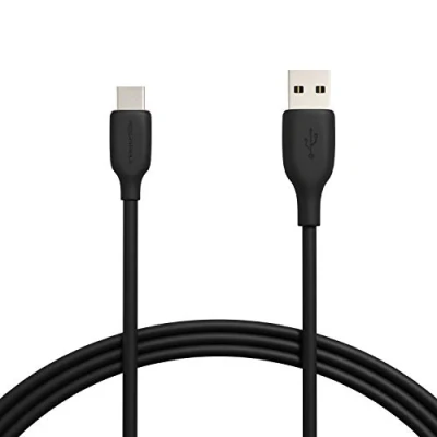 Immagine di Amazon Basics Cavo da USB C a 2.0 ricarica rapida, velocità 480 Mbps, certificazione IF, per Apple iPhone 15, iPad, Samsung Galaxy, tablet, laptop, 1.83 m, nero