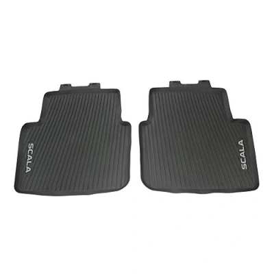 Immagine di Skoda 657061512 tappetini in Gomma per Tutte Le Condizioni atmosferiche, 2 Premium, con Scritta Scala