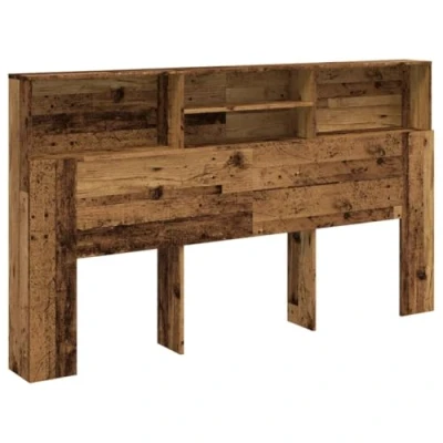 Immagine di vidaXL testiera con Contenitore Legno 180x19x103,5 cm in Truciolato, Letto, arredo Camera da libreria, Mobile Letto