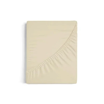 Immagine di Burrito Blanco lenzuolo con angoli A7 sotto per letto 80 x 190/200 cotone e poliestere singolo colore beige