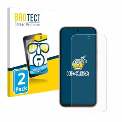 Immagine di brotect Pellicola Protettiva per Google Pixel 8a Protezione Schermo (2 Pezzi) [Trasparente, Anti Impronte]