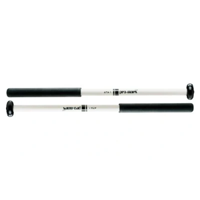 Immagine di Bacchette per tamburo tenore ProMark ATA1 con manico in alluminio e punta nylon a forma circolare