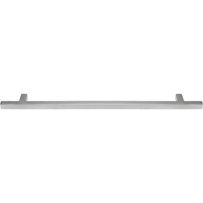 Immagine di OBF Grimme 8572210096 Maniglia per mobili (barile) Anubis, larghezza 176 mm, in acciaio inox spazzolato, colore: argento, distanza tra i fori 96 mm