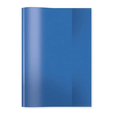 Immagine di HERMA 7483 copertine per quaderni, DIN A5, trasparenti, in pellicola di polipropilene resistente e lavabile, set da 25 quaderni scolastici, blu