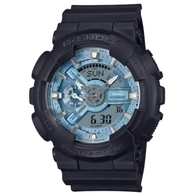 Immagine di Casio Orologio Analogico Digitale al Quarzo Uomo con Cinturino in Plastica GA 110CD 1A2ER