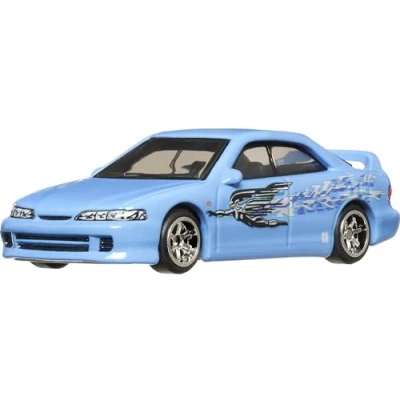 Immagine di Hot Wheels FAST AND FURIOUS Die Cast Modellino Auto CUSTOM ACURA INTEGRA SEDAN GSR Scala 1:64 lunghezza 7cm blu