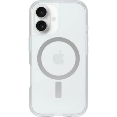 Immagine di Otterbox React Backcover per cellulare Apple iPhone 16 Trasparente Carica induttiva, Compatibile con MagSafe