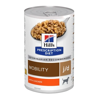 Immagine di Hill&#039;s Prescription Diet j/d Joint Care Pollo umido per cani Set %: 48 x 370 g