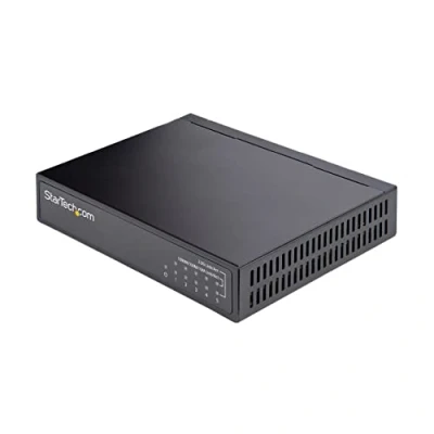 Immagine di StarTech.com Switch Ethernet Gigabit 5 Porte 2.5GBASE T Unmanaged di Rete LAN Desktop/Parete Network 10/100/1000Mbps Auto MDIX 9K Jumbo (DS52000)