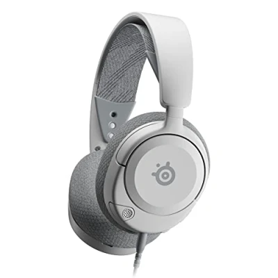 Immagine di SteelSeries Arctis Nova 1 Cuffie da gaming multisistema Driver Hi Fi Audio spaziale a 360 Cuscinetti auricolari in memory foam Ultra leggere PC, PS5, PS4, Switch, Xbox Bianco
