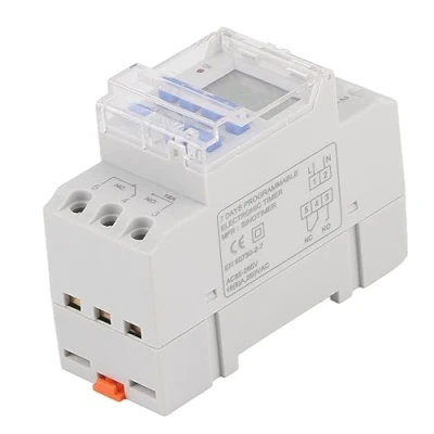 Immagine di Timer digitale, Lcd Power Settimanale Programmabile Relè Elettronico Tempo 16A digitale 220V din Rail