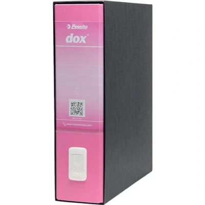 Immagine di Esselte Dox 1 Raccoglitore a Leva Formato Commerciale D8, A4, Rosa, Pezzo