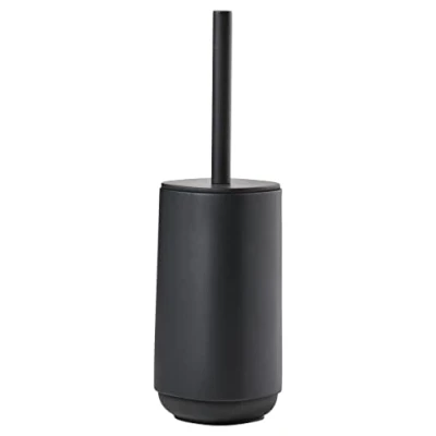 Immagine di Zone Denmark Time Scopino per WC, diametro 10,5 cm, altezza 36 colore: Nero