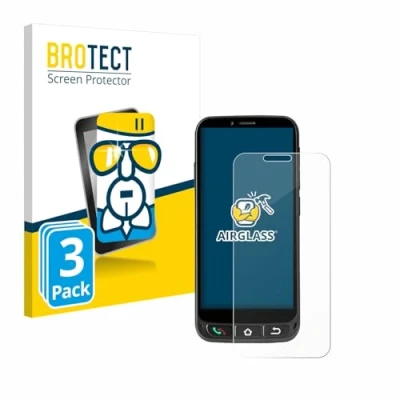 Immagine di brotect Pellicola Protettiva Vetro per SPC Zeus 4G Pro Protezione Schermo (3 Pezzi) [Durezza Estrema 9H, Chiaro]
