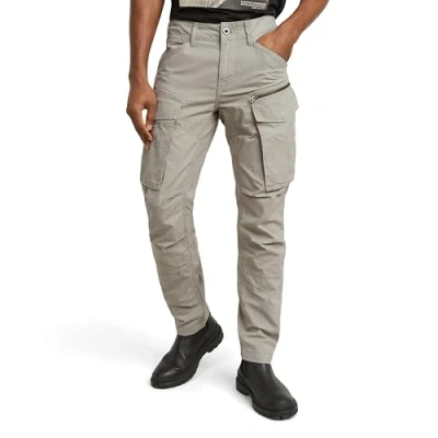 Immagine di G STAR RAW Rovic Zip 3d Regular Tapered Pants, Pantaloni Uomo, Grigio (Rock Ridge D02190 d387 g294), 30W / 32L